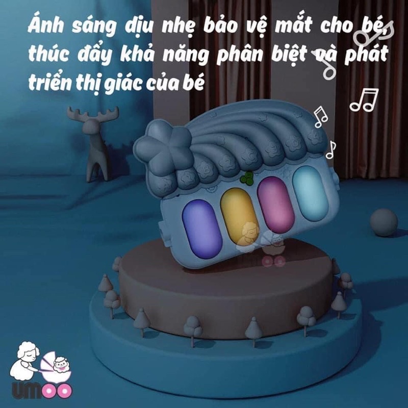 Thảm đàn thảm chơi cho bé phát nhạc piano - kích thích mọi giác quan của bé