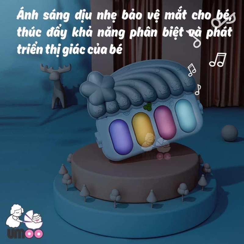 Thảm đàn thảm chơi cho bé phát nhạc piano - kích thích mọi giác quan của bé [BabyUS]