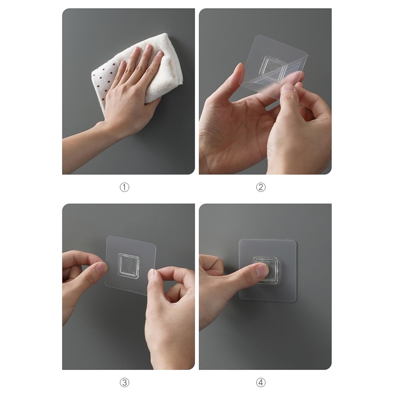 Giá Đỡ Cây Lau Nhà Gắn Tường Không Cần Đục Lỗ Tiện Dụng Cho Nhà Bếp / Phòng Tắm