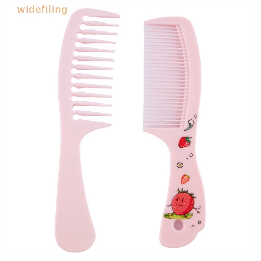 Bộ 1 / 2 Lược Đuôi Nhọn Chống Tĩnh Điện Dễ Thương Cho Bé