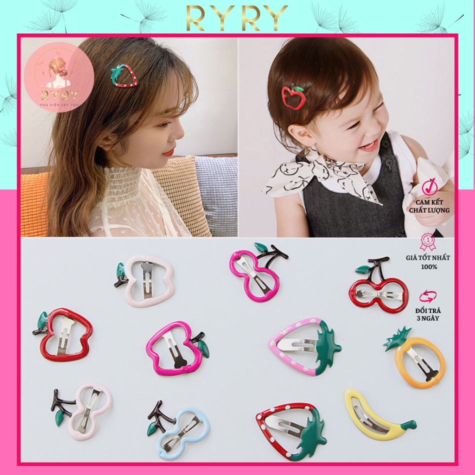 Kẹp Tóc Mái Màu Sắc Ngọt Ngào Cho Nữ