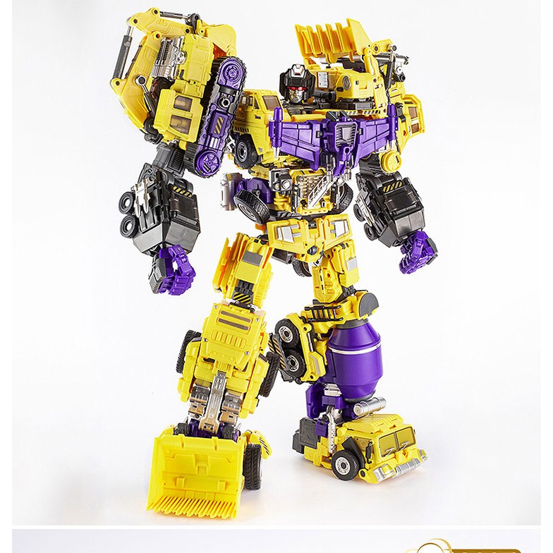 Bộ 6 Mô hình Devastator Jinbao Robot kết hợp Combiner Transformers 45cm - Hãng Jinbao