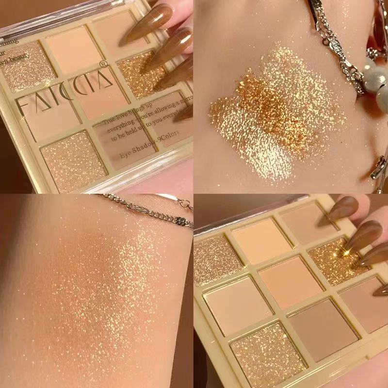 [Hàng mới về] Bảng phấn mắt màu nhũ lấp lánh thời trang nhẹ nhàng phù hợp cho người mới học trang điểm | BigBuy360 - bigbuy360.vn