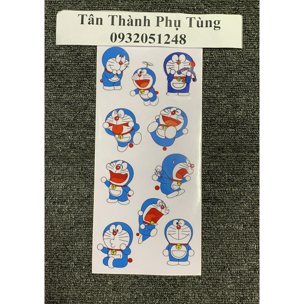 Tem Sticker Decal trang trí hình Doraemon