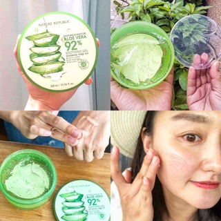 GEL DƯỠNG ẨM LÔ HỘI NATURE REPUBLIC ALOE VERA 92%