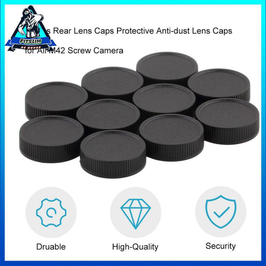 10 Nắp Đậy Ống Kính Máy Ảnh Chống Bụi Cho M42