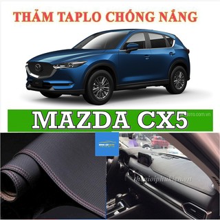 Thảm phủ taplo mazda cx5 2015-2020 da pu 3 lớp dập vân cacbon, thảm taplo, thảm phủ taplo