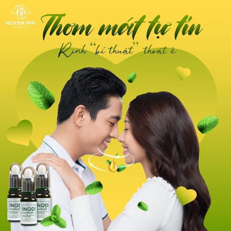 Inod Hôi Miệng Huyền Phi Cool Breath Chính Hãng - Serum Hôi Miệng Sạch mảng bám răng, vôi răng, sâu răng