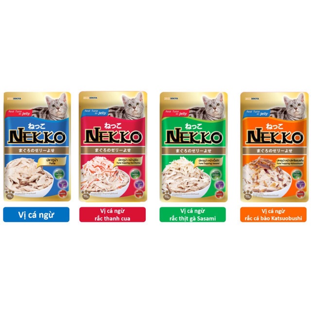 Pate Nekko cho mèo 70gr - Nhập khẩu từ Thái Lan
