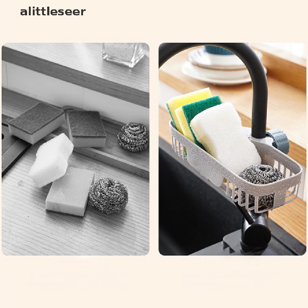 Giá Đỡ Xà Phòng / Mút Rửa Chén Gắn Vòi Nước Bồn Rửa Nhà Bếp / Phòng Tắm Dễ Điều Chỉnh