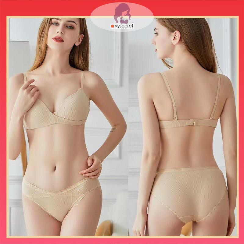 Bộ đồ lót VY SECRET,set nội y  cotton tôn đang,nâng ngực ,mềm mại C230 | BigBuy360 - bigbuy360.vn