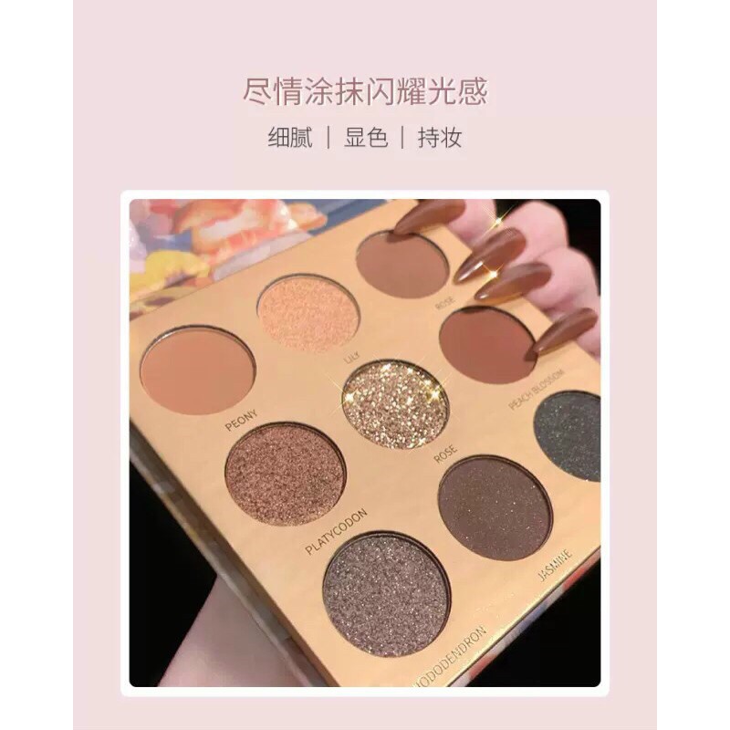 Bảng phấn mắt XIYUAN 9 ô nội địa trung
