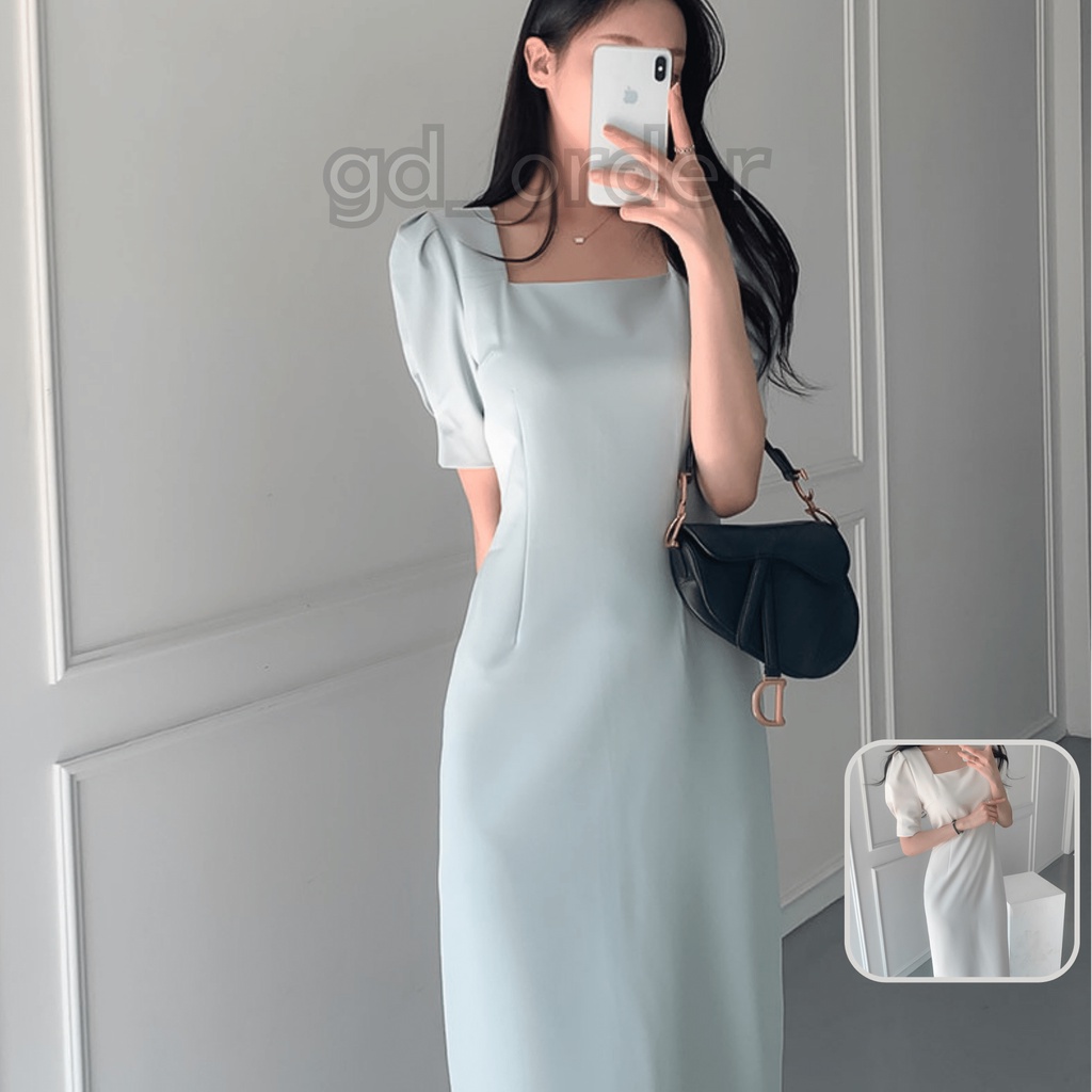 D1|Đầm nữ sang trọng thiết kế dạo phố công sở dự tiệc tay bí gd_order