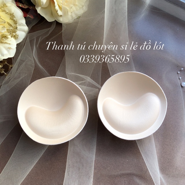 2 miếng đệm áo Bra dày 3,5cm ( giúp nâng ngực )