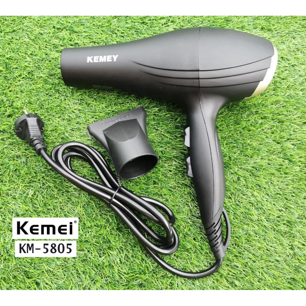 Máy Sấy Tóc Chuyên Nghiệp Nhiều Chế Độ Sấy Kemey Km 5805