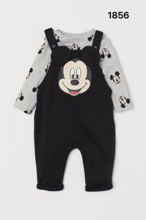 Set yếm mickey bé trai gái
