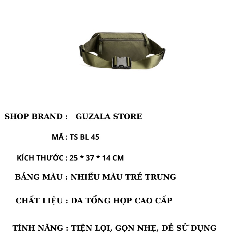 Túi đeo chéo vải dù chống nước hàng loại 1 - Mã: TS BL 45