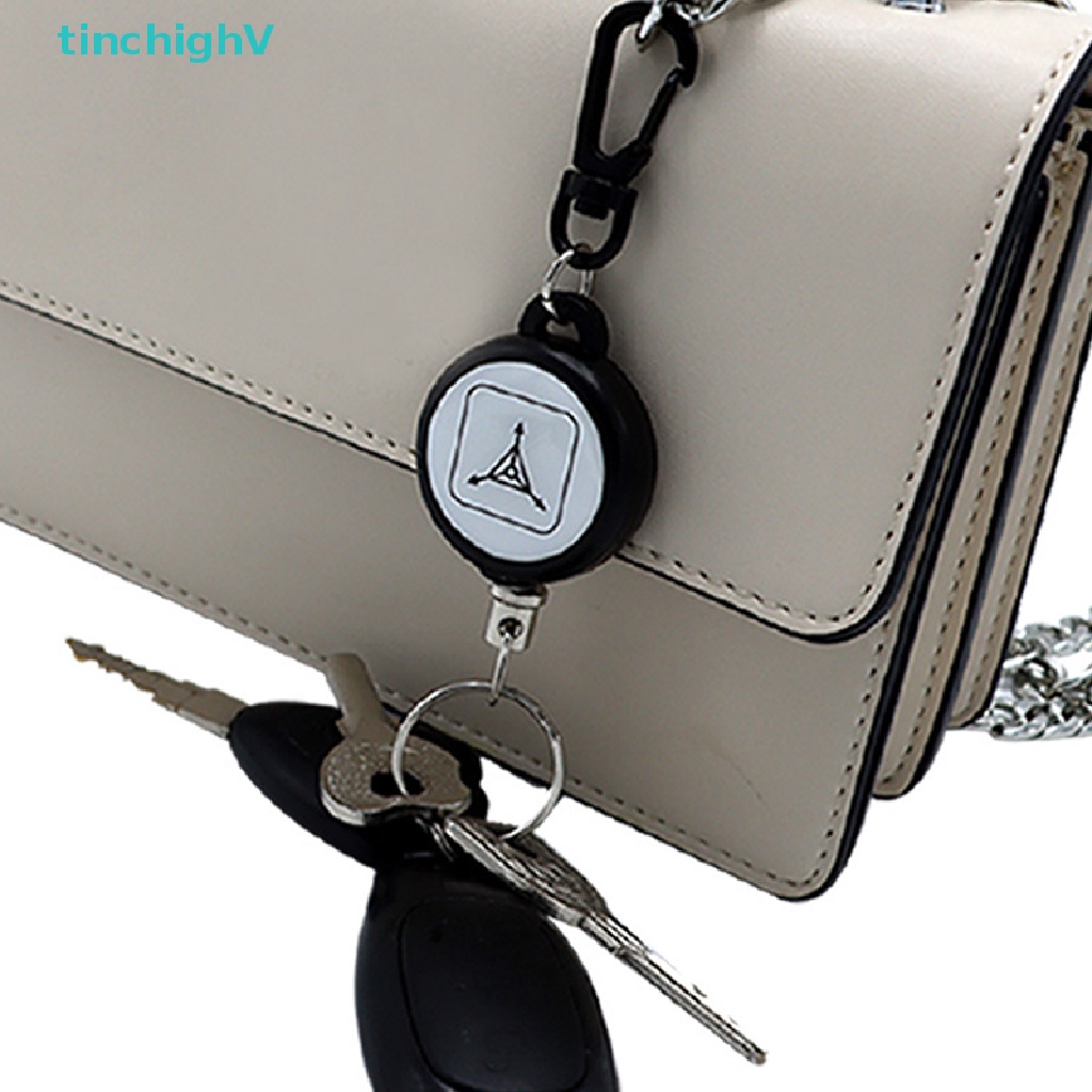 [TinchighV] 1 Dây Móc Chìa Khóa / Thắt Lưng Co Giãn Bằng Thép Có Thể Thu Gọn [Mới]