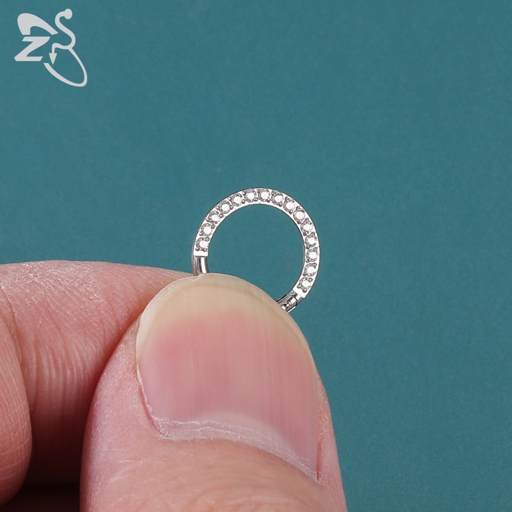 Khuyên xỏ mũi / tai / mũi bằng thép không gỉ sành điệu 16g