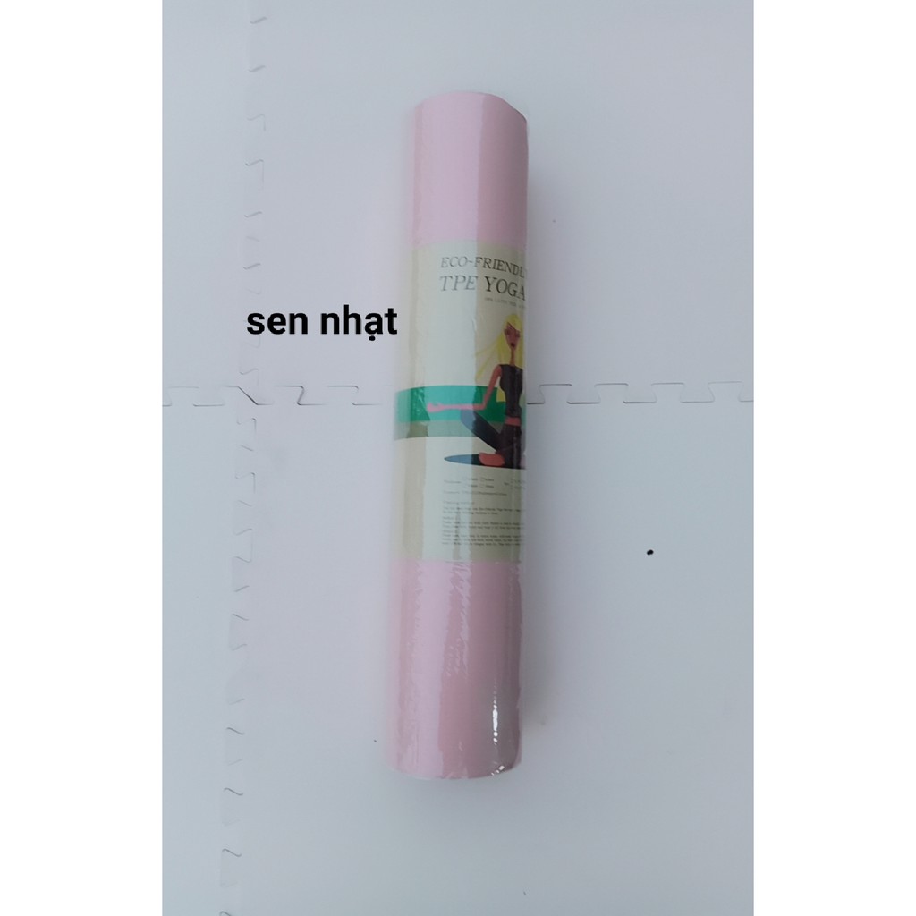 Thảm tập yoga KT: 1m83x63cm sp cao cấp có lớp cao su non chống trơn chống trượt giá 85000₫