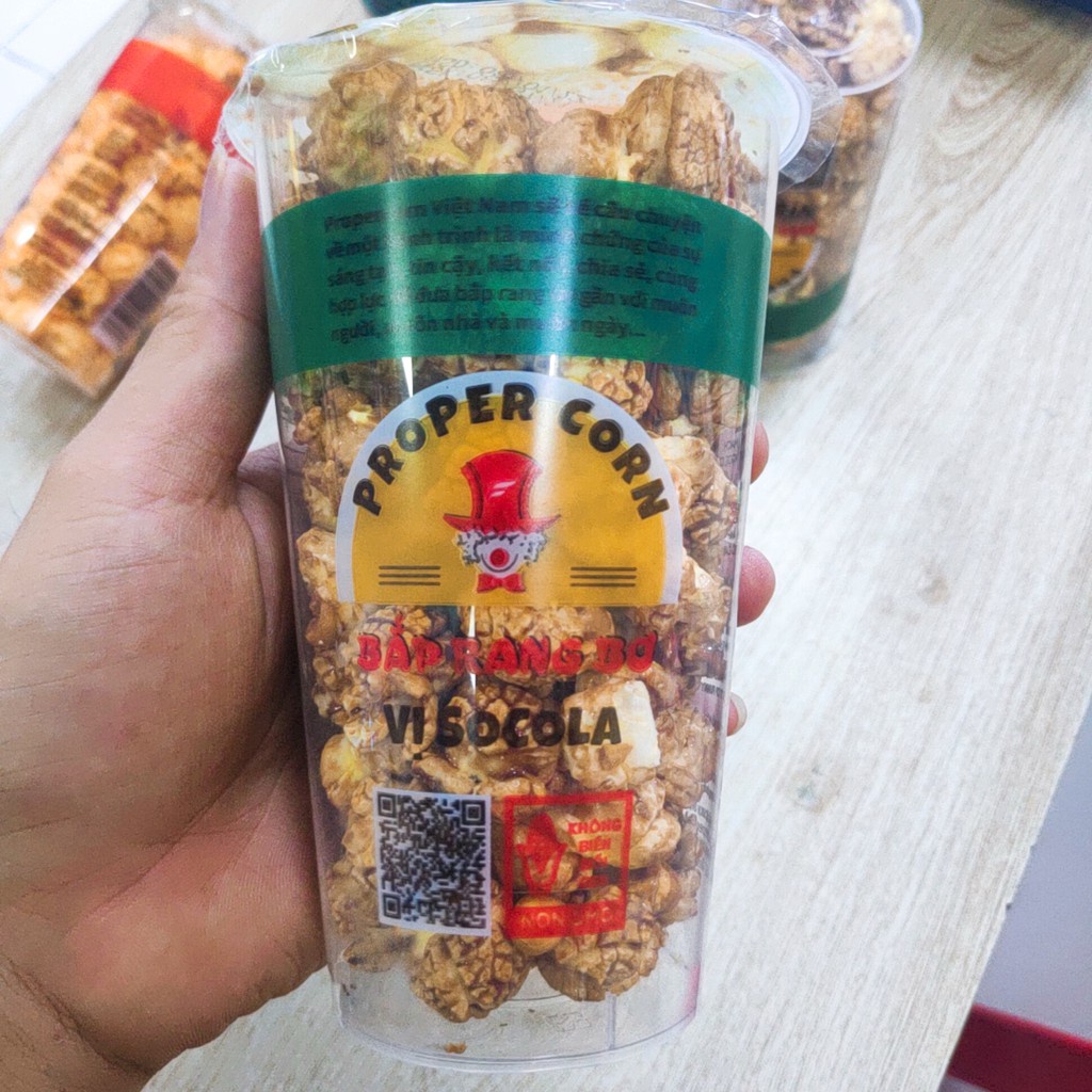 Bắp Rang Bơ Popcorn Vị Phô Mai/ Vị Socola/ Vị Caramen