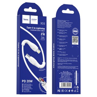 CÁP SẠC TYPE-C SANG LIGHTNING HOCO X55