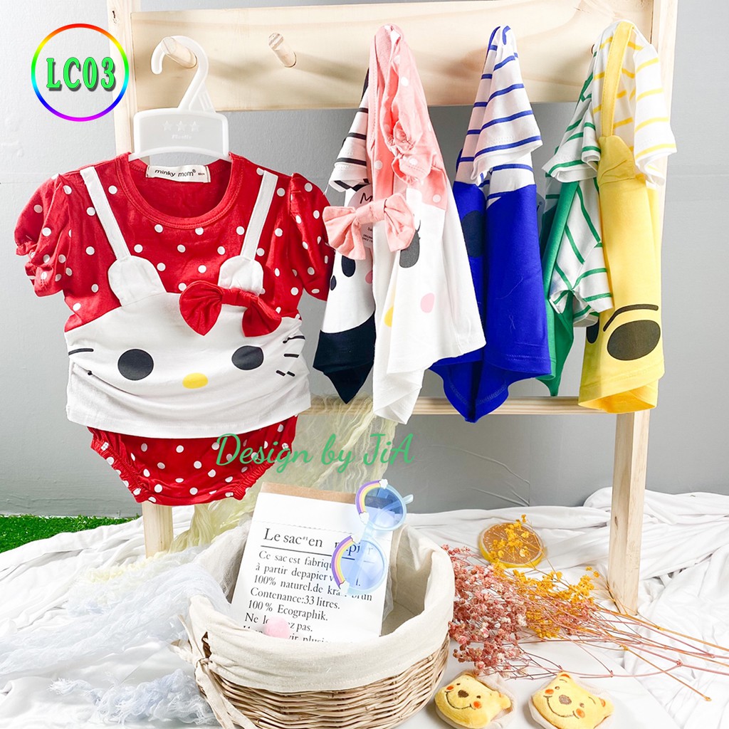 Bộ Chip Cho Bé LC03 Đồ Bộ Chip Thun Lạnh Cao Cấp Mềm Mịn Thoáng Mát Hàng Chuẩn Loại 1 MINKY MOM