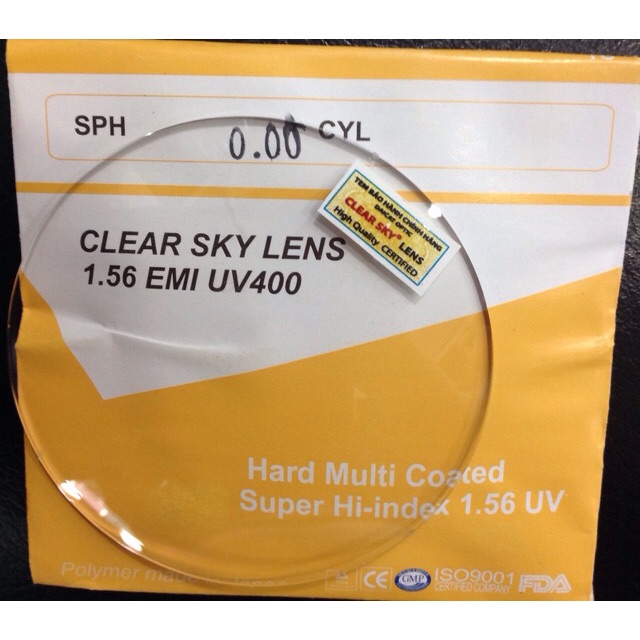 Mắt kính độ có màu chống UV400 Hàn Quốc tròng kính độ | BigBuy360 - bigbuy360.vn