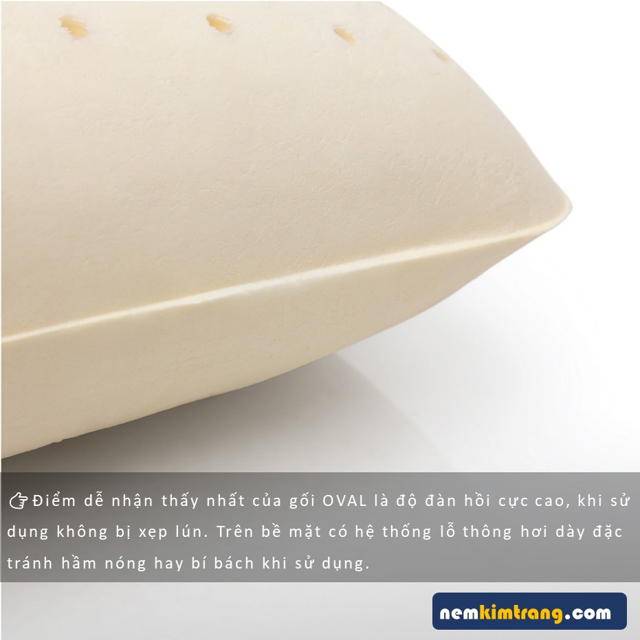 Gối Đôi Cao Su 45x130x13 cm Liên Á - ÊM ÁI, CHÍNH HÃNG