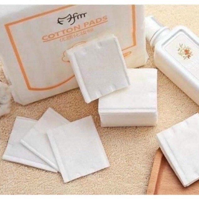 Bịch 222 Miếng Bông Tẩy Trang Cotton Pads  Thành Phần Cotton Tự Nhiên An Toàn Cho Da