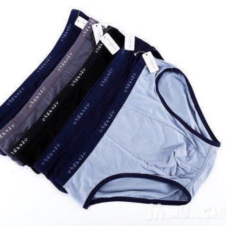 Hộp 5 Quần Lót Nam Chéo Cotton Cao Cấp -