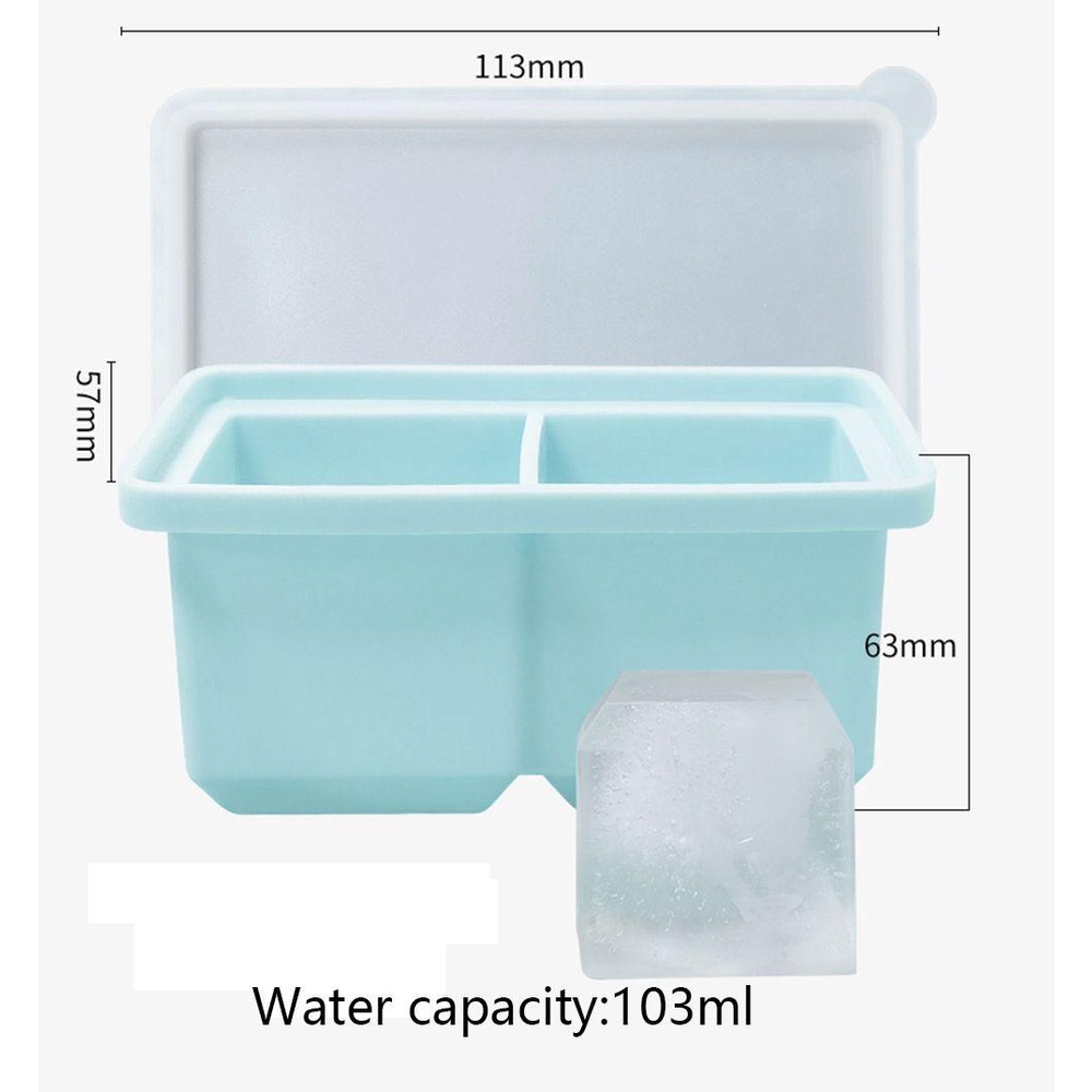 1 Khuôn Silicone Làm Đá Viên Cỡ Lớn Tiện Dụng