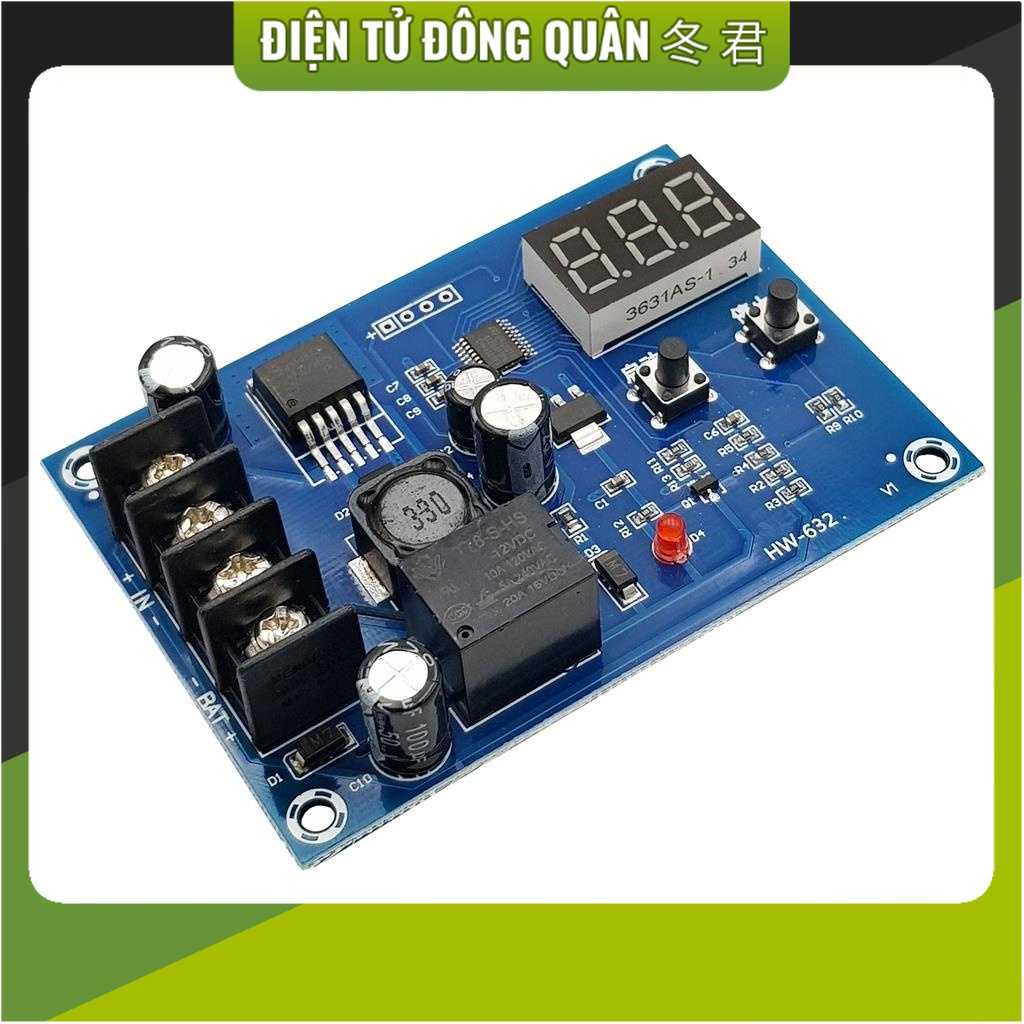 Mạch Sạc Acquy XH-M603 12-24V khi acquy đầy mạch sẽ tự động ngắt sạc để đảm bảo độ bền của acquy [ĐIỆN TỬ]