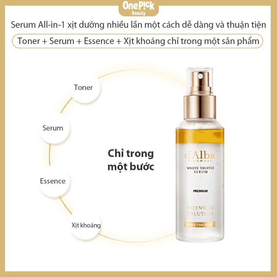 Xịt khoáng serum D'ALBA Version Mới 2022 dưỡng ẩm 50ml,100ml,150ml | BigBuy360 - bigbuy360.vn