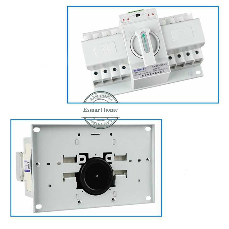 Chuyển nguồn tự động ATS 3 pha 4 cực 4P 63A IJJ - Cầu dao đảo chiều tự động 2 nguồn điện 3 pha