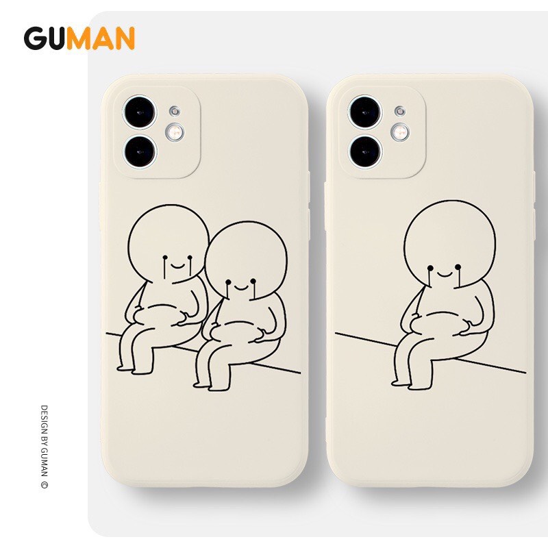 Ốp Lưng Iphone Cạnh Vuông,Bảo Vệ Camera Cặp Đôi Dễ Thương 7Plus,8Plus,x,xs,xsmax,11,11promax,12,12promax,13,13promax