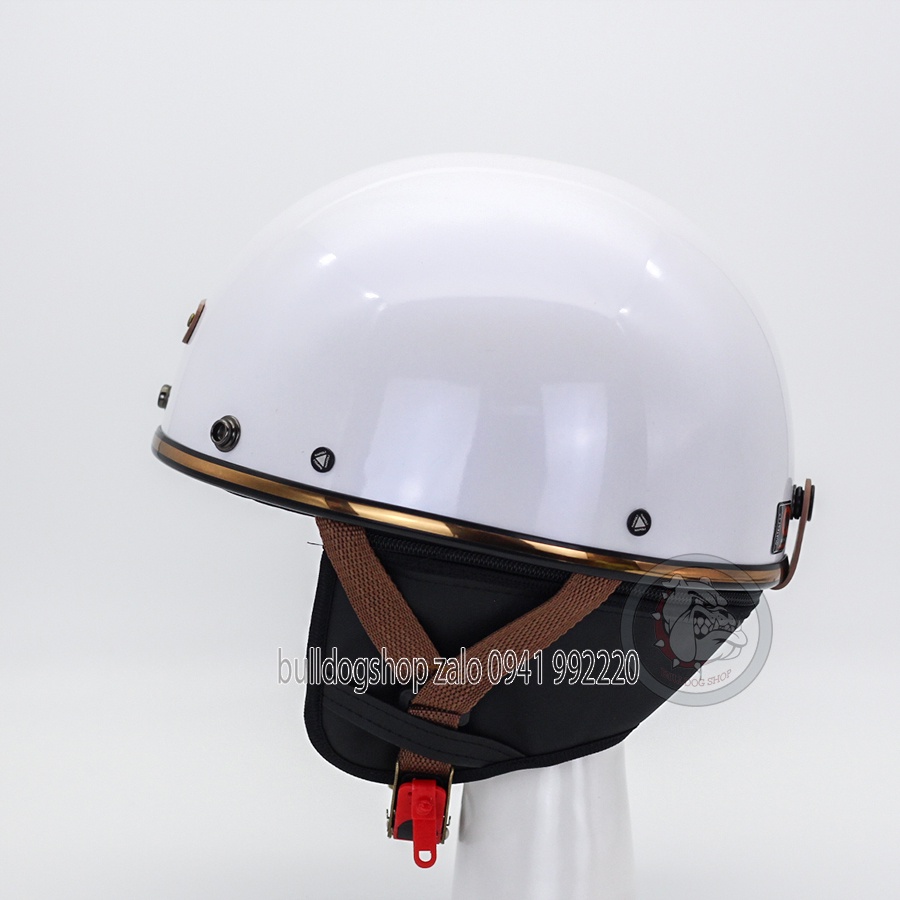 Mũ Bảo Hiểm 1/2 Đầu Haley Napoli N120 - Bulldogshop