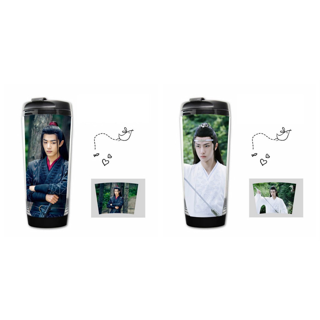 Bình nước Trần tình lệnh Ma đạo tổ sư thiết kế thông minh phim Trần Tình Lệnh Lam Vong Cơ Ngụy Vô Tiện quà tặng tiện lợi