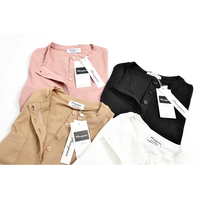 Áo thun tăm cổ trụ