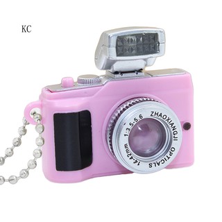 Móc khóa hình máy ảnh mini có đèn flash