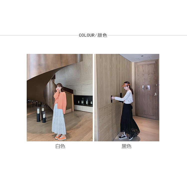 Chân váy ren thiết kế xinh xắn phong cách Hàn Quốc | BigBuy360 - bigbuy360.vn
