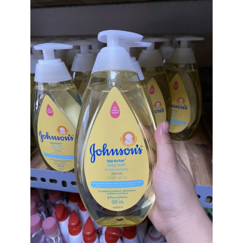 Sữa Tắm Gội Jonson Baby Top-To-Toe 500ml