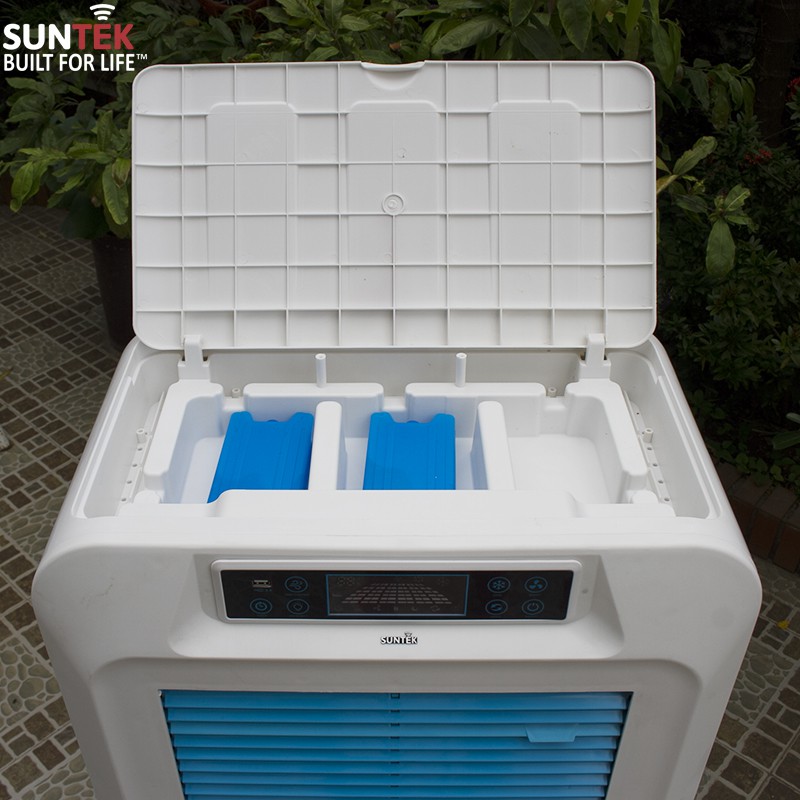 Quạt Điều Hòa Hơi Nước SUNTEK SL45 Remote (Đá Khô) - Máy làm mát lọc không khí 180W