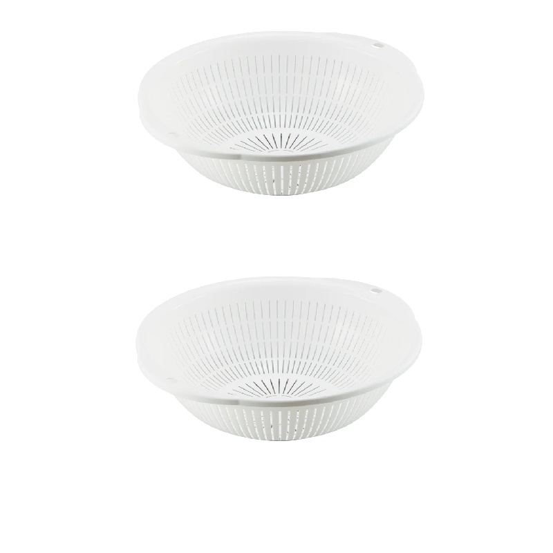 Daiso Rổ Lớn Large Size Strainer Wh