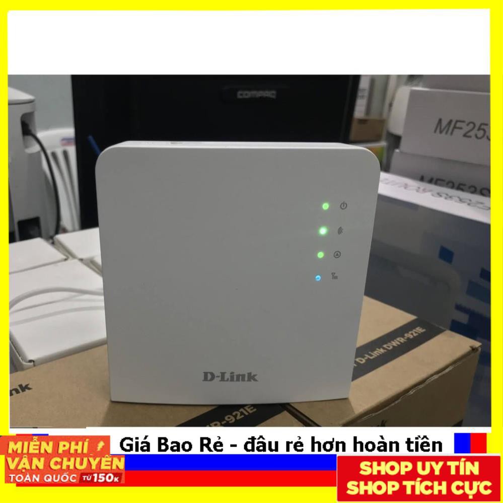 Bộ phát Wifi 3G/4G D-Link DWR - 921E kết nối được đến 32 thiết bị dùng cho xe khách, tàu biển...