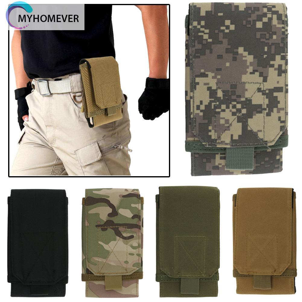 myhomever 1Pc Universal Tactical Bag for Mobile Phone Hook Cover Pouch Case Waist Bag
