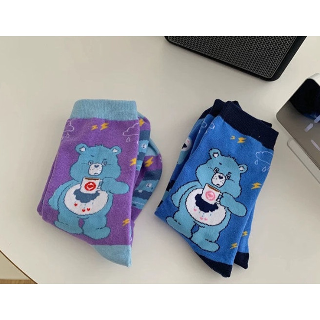 Vớ Tất hình Gấu cao cổ Nam Nữ phong cách trẻ trung, năng động.