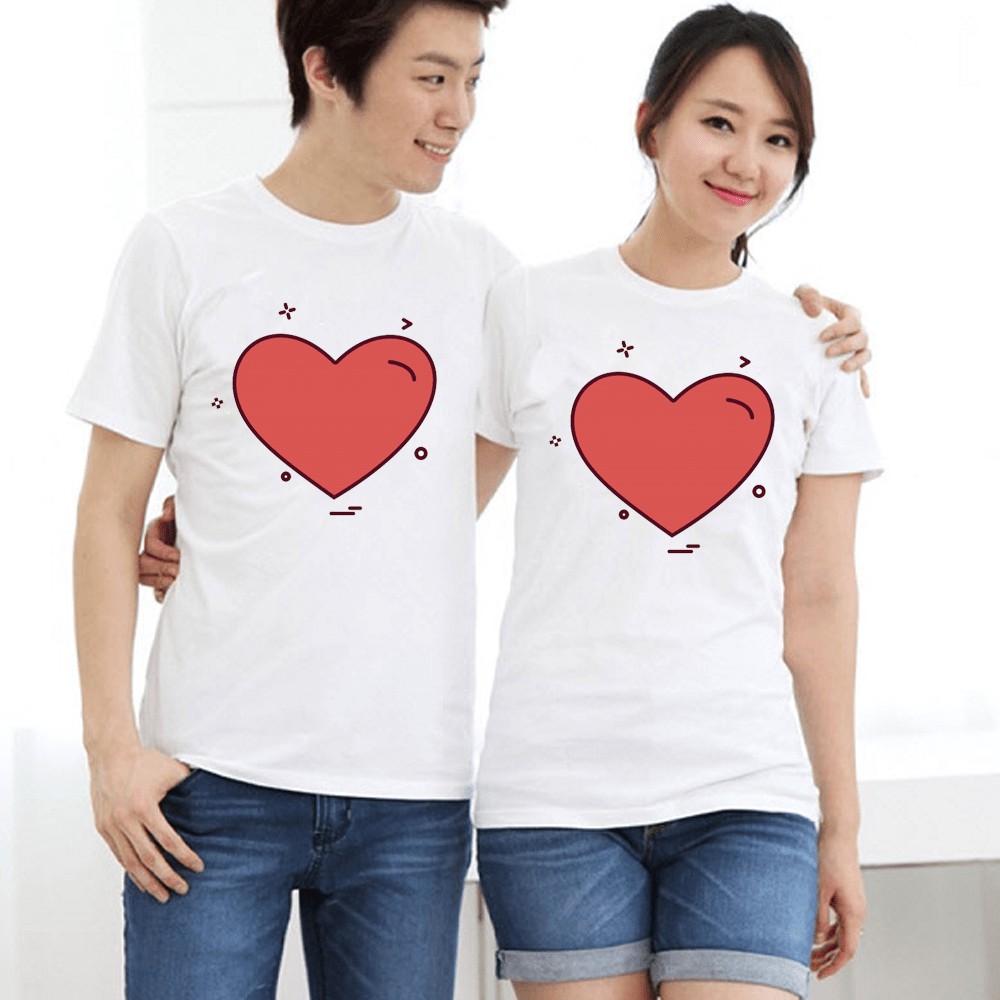 Áo đôi đẹp thun cotton co giãn 4 chiều đủ màu đủ size