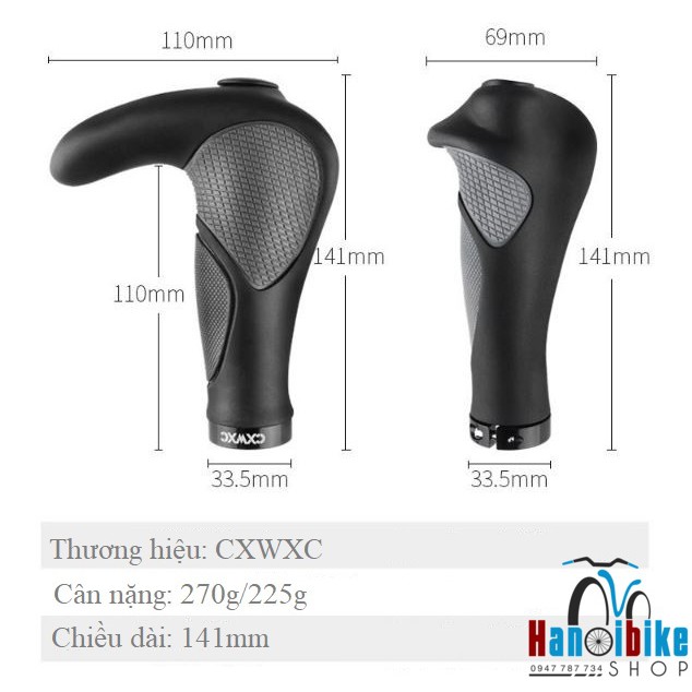 Tay nắm xe đạp MTB/Touring hiệu CXWXC