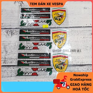 [FreeShip] Tem (Decal) Dán Xe Vespa